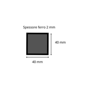 Tubolare ferro 40x40