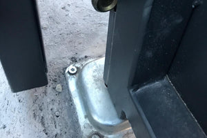 Battente di arresto zincato ad avvitare IBFM art. 470/V