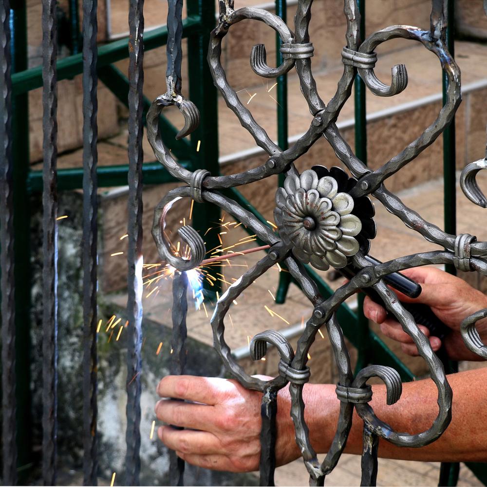 Battente Goccia Con Anello In Ferro Battuto - Foto 7
