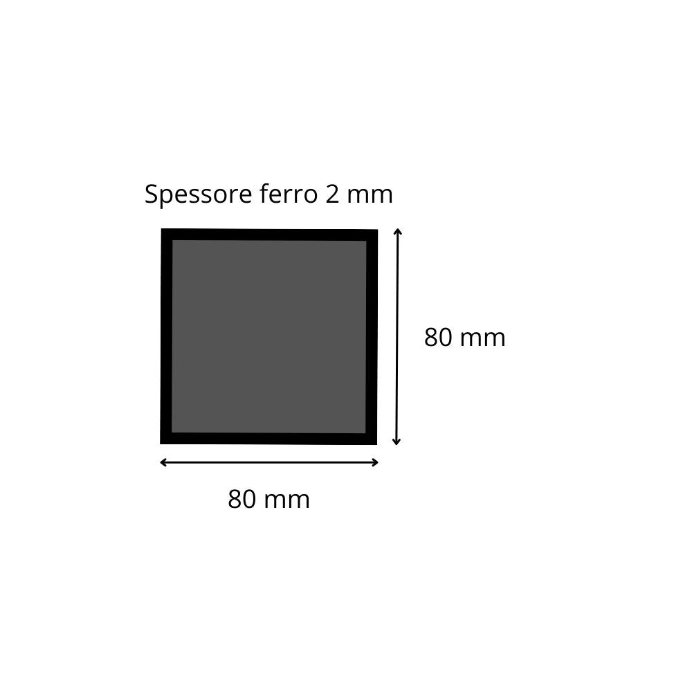 tubolare quadro 80x80x2