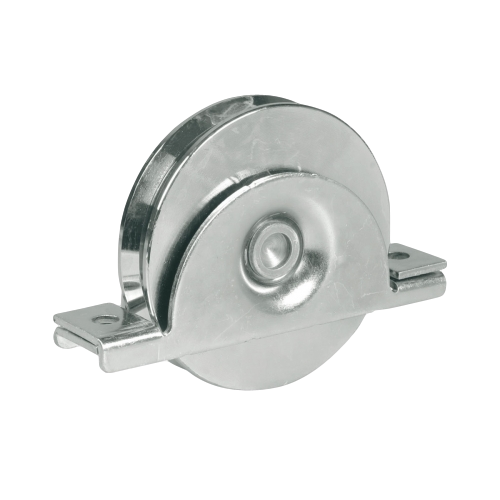 Ruota con supporto gola a V da 80-100-120 mm IBFM