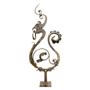 caposaldo Drago in Ferro Battuto art. 24.298(cc)